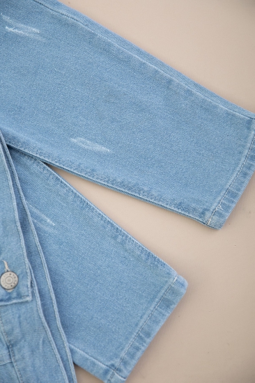 Erkek Çocuk Baggy Kot Üçlü Takım - 2752-1 (3-7 Yaş)